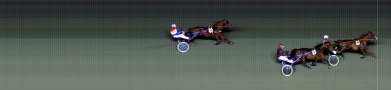 Målfoto for løp 7 på bane BI den 02.10.2015