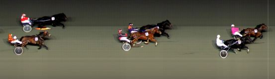 Målfoto for løp 5 på bane BI den 09.10.2015