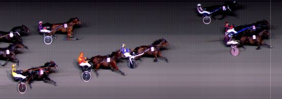 Målfoto for løp 8 på bane BI den 01.11.2015