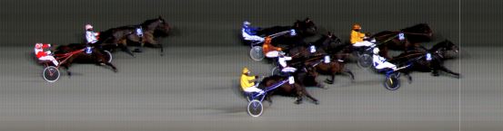 Målfoto for løp 2 på bane BI den 13.12.2015