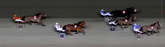 Målfoto for løp 3 på bane BI den 13.12.2015