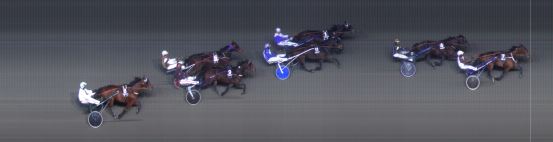 Målfoto for løp 6 på bane BI den 18.12.2015