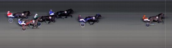 Målfoto for løp 7 på bane BI den 18.12.2015