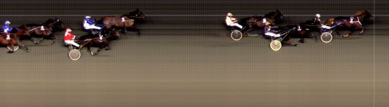 Målfoto for løp 6 på bane BI den 29.01.2016