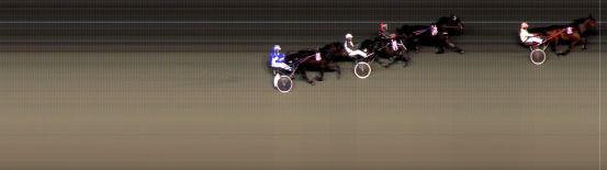 Målfoto for løp 8 på bane BI den 29.01.2016