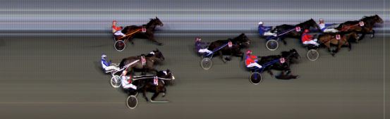 Målfoto for løp 10 på bane BI den 06.02.2016