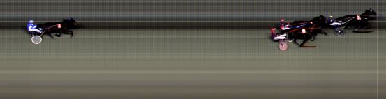 Målfoto for løp 3 på bane BI den 12.02.2016