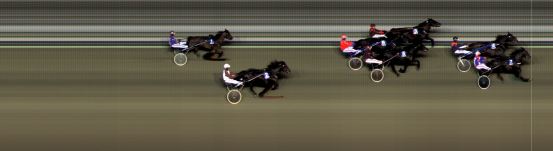 Målfoto for løp 2 på bane BI den 26.02.2016