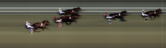 Målfoto for løp 6 på bane BI den 26.02.2016