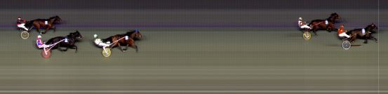 Målfoto for løp 2 på bane BI den 11.03.2016