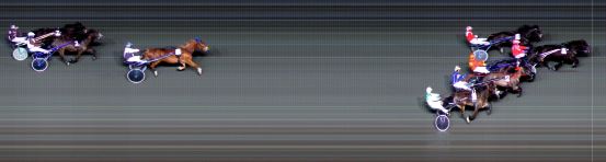 Målfoto for løp 6 på bane BI den 18.03.2016