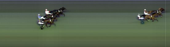 Målfoto for løp 6 på bane BI den 01.04.2016