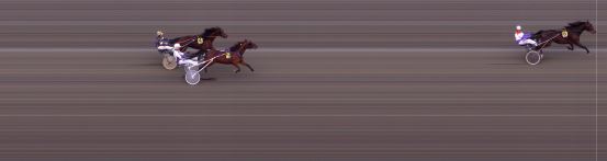 Målfoto for løp 1 på bane BI den 08.04.2016