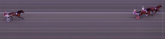 Målfoto for løp 2 på bane BI den 08.04.2016