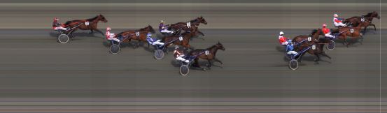 Målfoto for løp 5 på bane BI den 14.05.2016