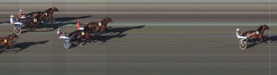 Målfoto for løp 1 på bane BI den 03.06.2016