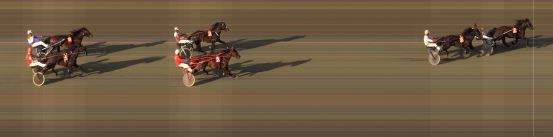 Målfoto for løp 3 på bane BI den 10.06.2016