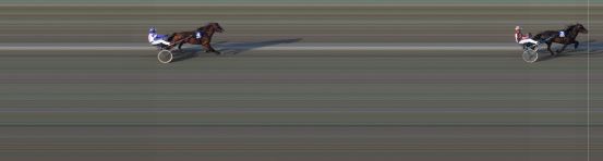 Målfoto for løp 2 på bane BI den 16.06.2016