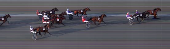 Målfoto for løp 5 på bane BI den 16.06.2016