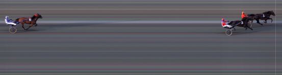 Målfoto for løp 6 på bane BI den 16.06.2016