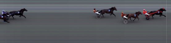 Målfoto for løp 2 på bane BI den 02.07.2016