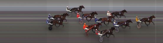 Målfoto for løp 6 på bane BI den 02.07.2016