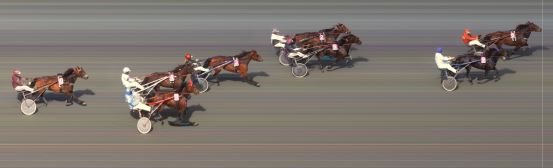 Målfoto for løp 8 på bane BI den 02.07.2016