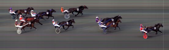 Målfoto for løp 5 på bane BI den 15.07.2016