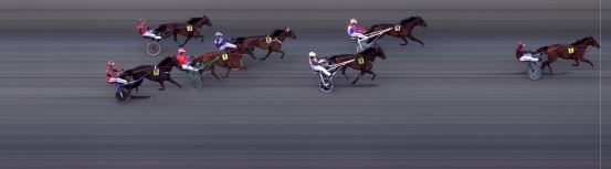 Målfoto for løp 1 på bane BI den 17.07.2016