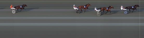 Målfoto for løp 2 på bane BI den 24.07.2016