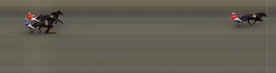 Målfoto for løp 1 på bane BI den 29.07.2016