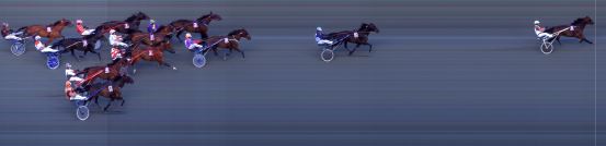 Målfoto for løp 8 på bane BI den 30.07.2016