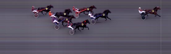 Målfoto for løp 1 på bane BI den 02.09.2016