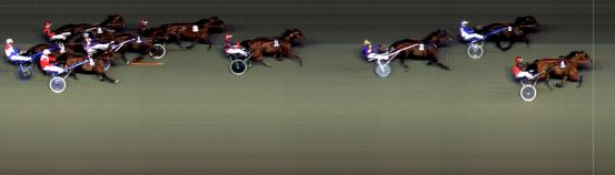 Målfoto for løp 6 på bane BI den 02.09.2016