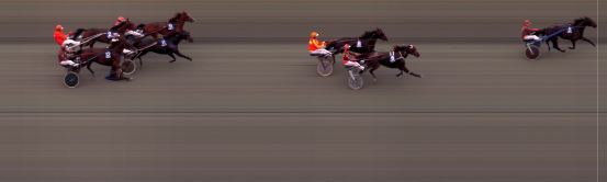 Målfoto for løp 2 på bane BI den 09.09.2016