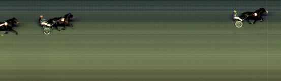 Målfoto for løp 3 på bane BI den 23.09.2016