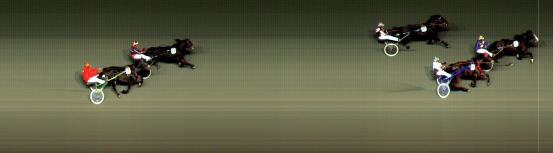 Målfoto for løp 5 på bane BI den 14.10.2016