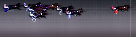 Målfoto for løp 6 på bane BI den 28.10.2016