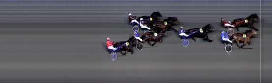 Målfoto for løp 1 på bane BI den 16.12.2016