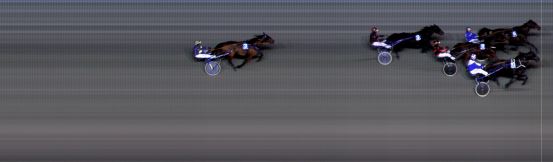 Målfoto for løp 2 på bane BI den 16.12.2016