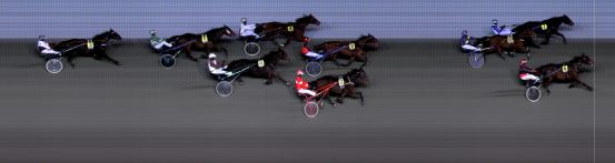 Målfoto for løp 1 på bane BI den 06.01.2017