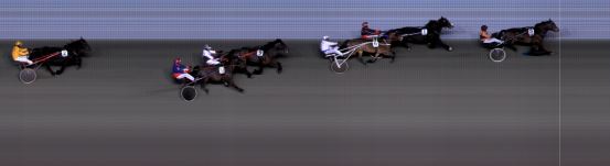 Målfoto for løp 5 på bane BI den 06.01.2017