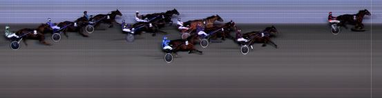 Målfoto for løp 6 på bane BI den 06.01.2017