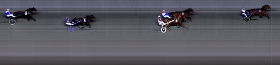 Målfoto for løp 2 på bane BI den 13.01.2017