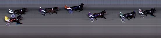 Målfoto for løp 6 på bane BI den 13.01.2017