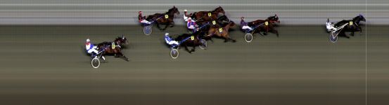 Målfoto for løp 1 på bane BI den 10.02.2017