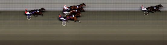 Målfoto for løp 2 på bane BI den 10.02.2017