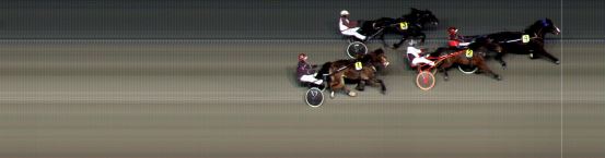 Målfoto for løp 1 på bane BI den 10.03.2017