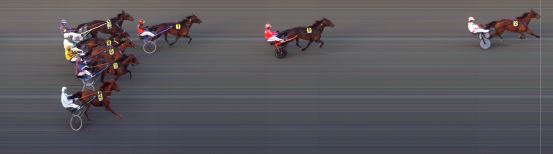 Målfoto for løp 1 på bane BI den 02.04.2017