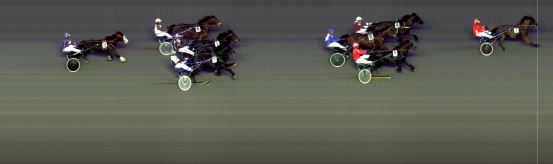 Målfoto for løp 5 på bane BI den 07.04.2017